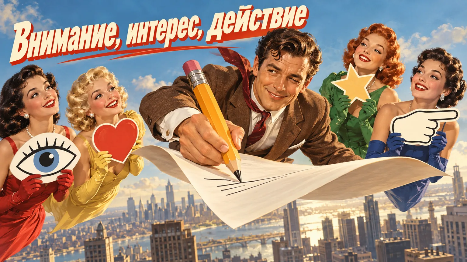 Обложка статьи: Формула AIDA: как писать рекламу и тексты, которые продают — с примерами