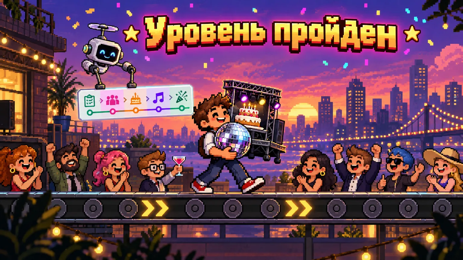 Обложка статьи: ИИ для ивент-агентства: сметы, тайминги и концепции мероприятий за вечер
