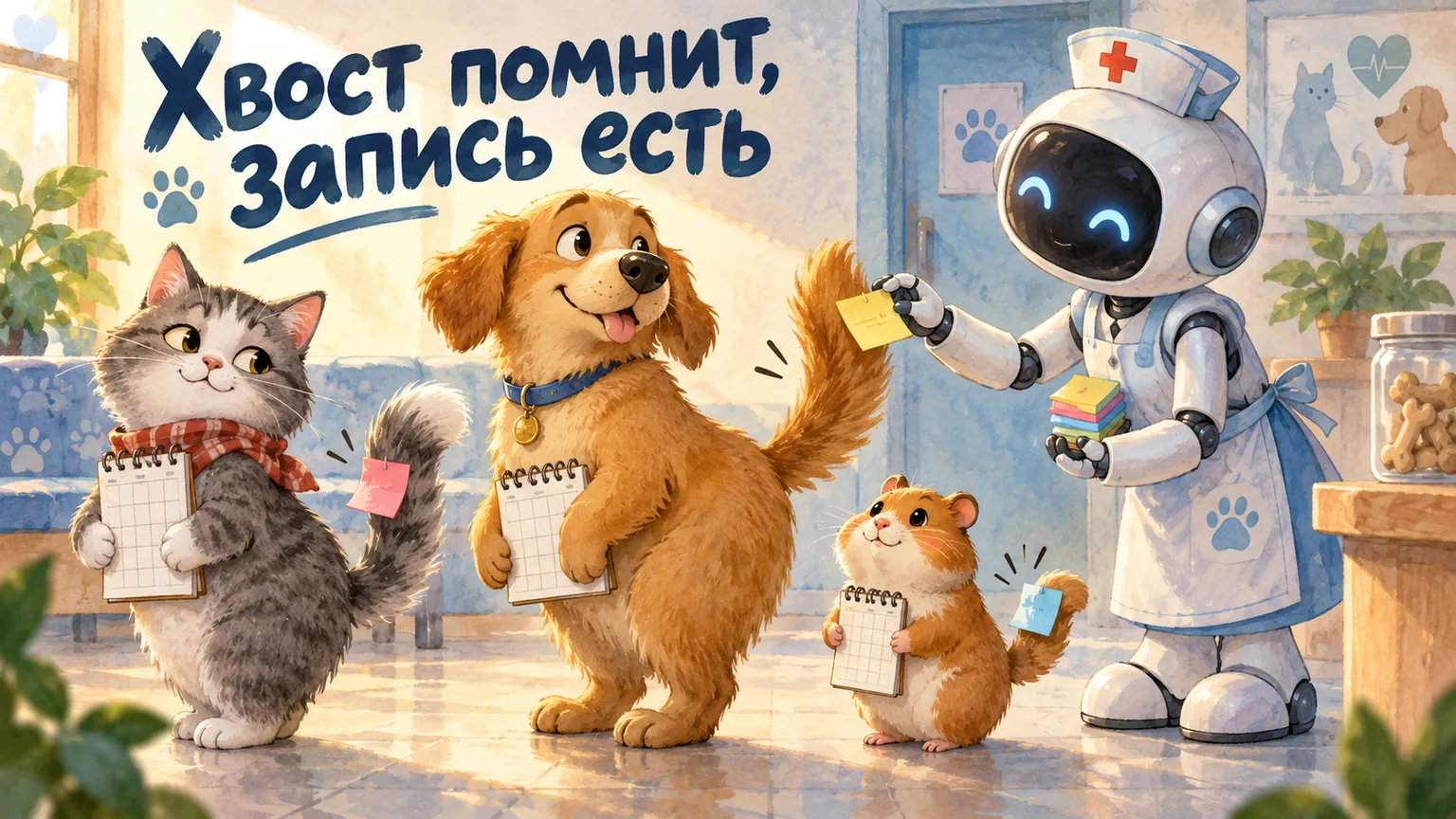 Обложка статьи: ИИ для ветеринарной клиники: запись, напоминания о прививках и ответы владельцам