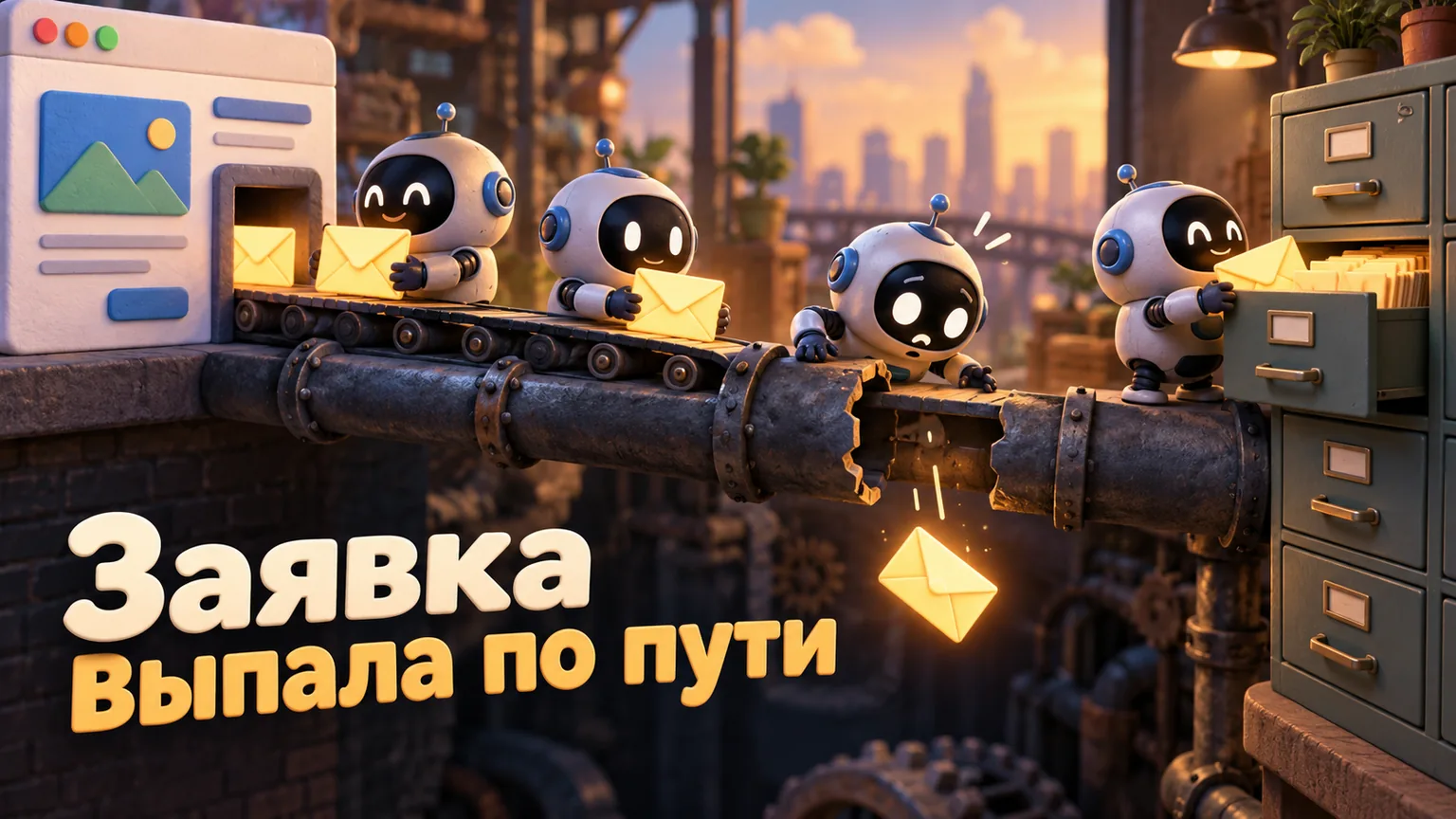 Обложка статьи: Тильда и CRM: как связать сайт с amoCRM или Битрикс24, чтобы ни одна заявка не потерялась