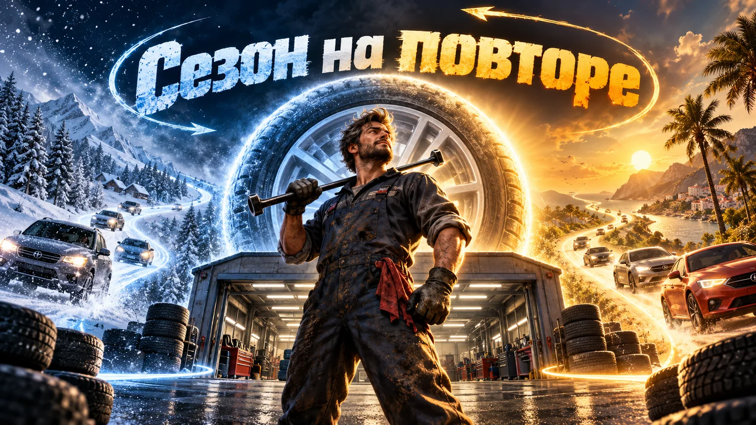 Обложка статьи: Как открыть шиномонтаж с нуля: оборудование, расходы и сезонность