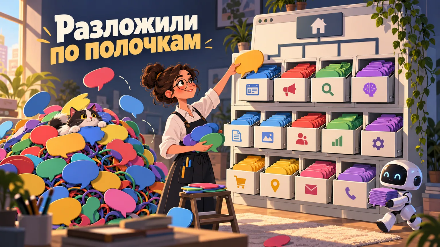 Обложка статьи: Кластеризация запросов: как разложить семантику по страницам сайта