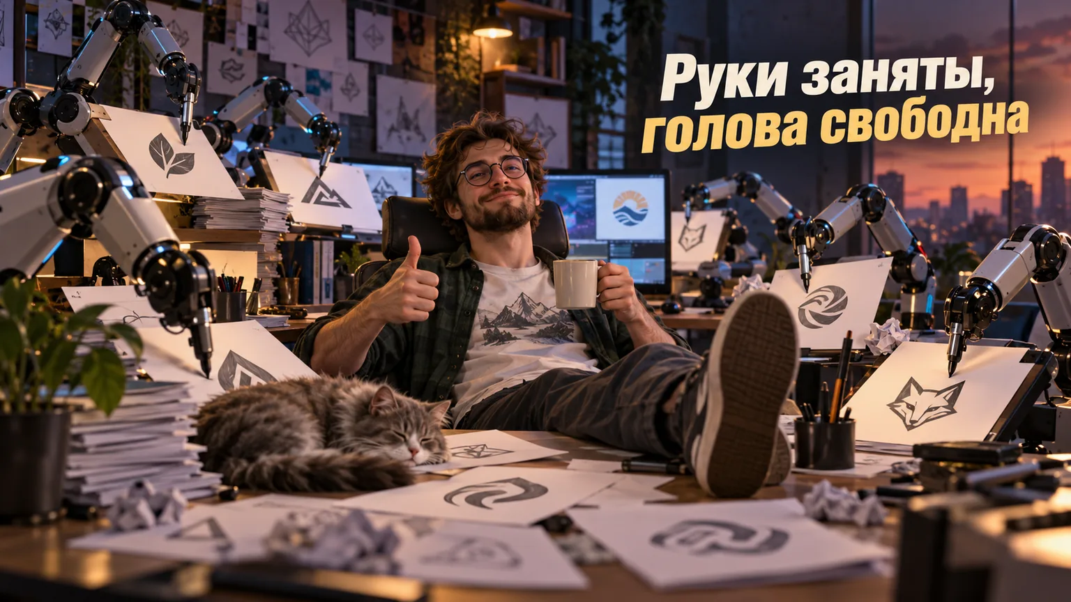 Обложка статьи: Нейросеть для дизайнера: какие задачи ИИ уже забирает и как на этом заработать