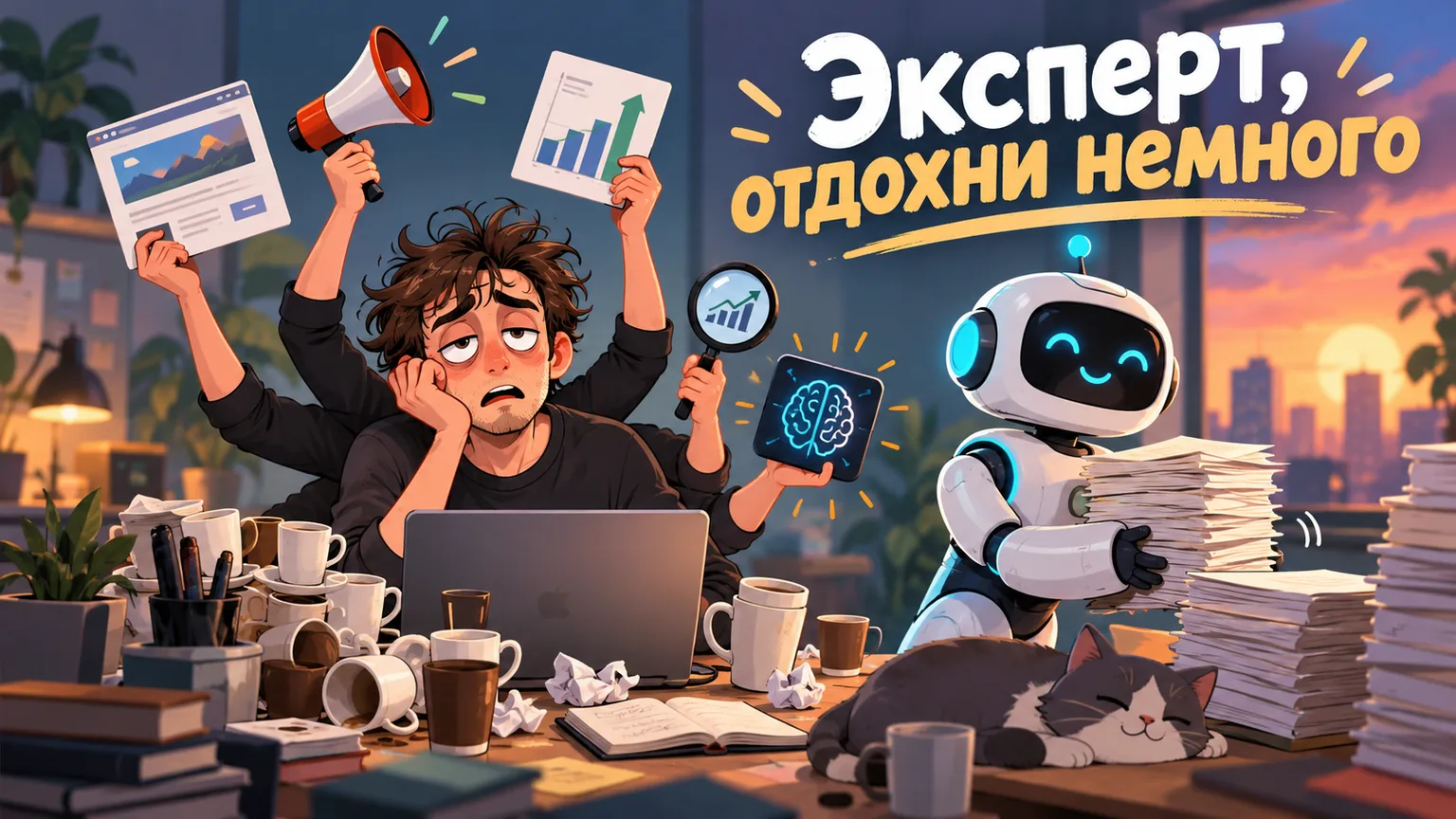 Обложка статьи: Нейросеть для эксперта: контент, ответы клиентам и продажи консультаций