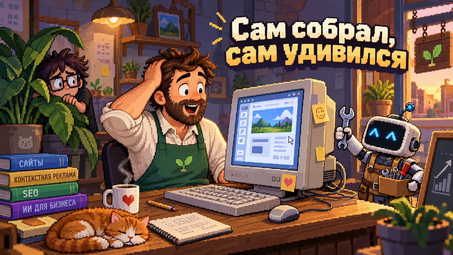 Обложка статьи: Нейросеть для программирования: что может сделать владелец бизнеса без разработчика