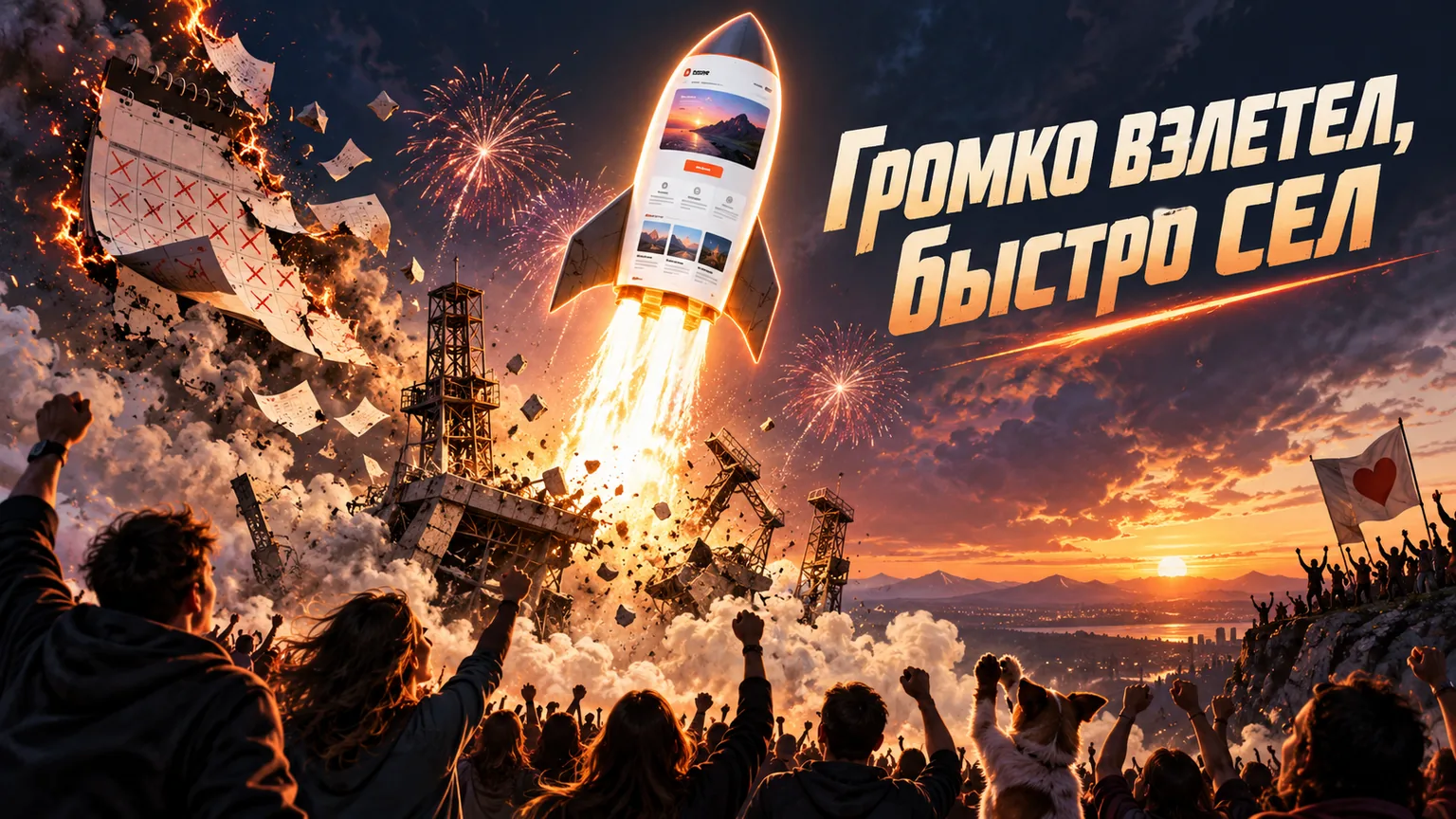 Обложка статьи: Промо-сайт: что это, чем отличается от лендинга и когда его делать под запуск продукта