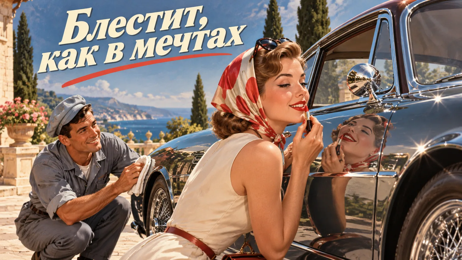 Обложка статьи: Реклама детейлинга: оклейка, керамика и полировка через Директ