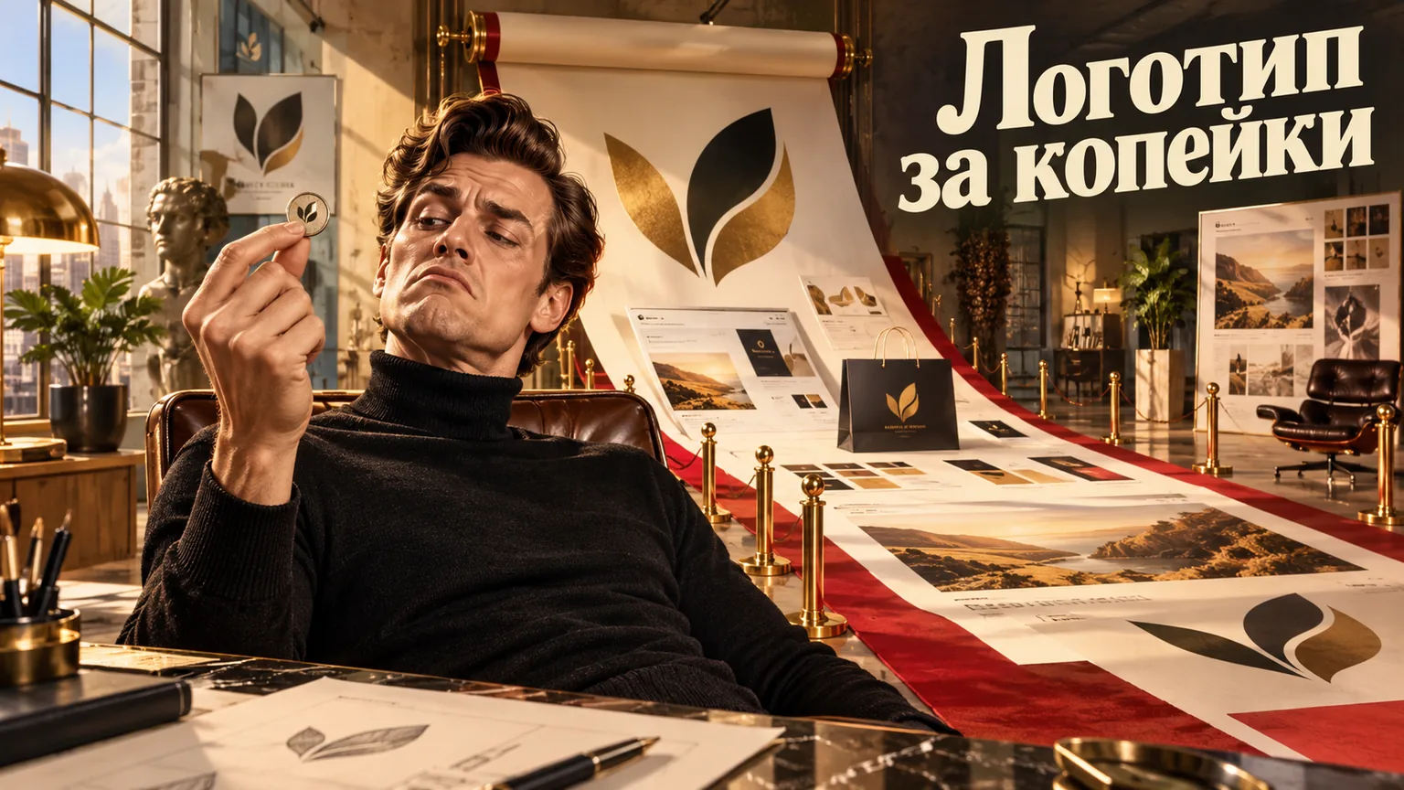 Обложка статьи: Реклама графического дизайнера: как продавать фирменный стиль, а не «логотип за 500 рублей»