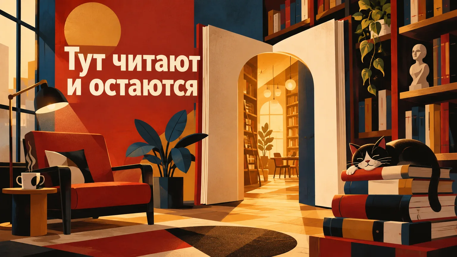 Обложка статьи: Реклама книжного магазина: как независимому магазину продавать атмосферу, а не цену