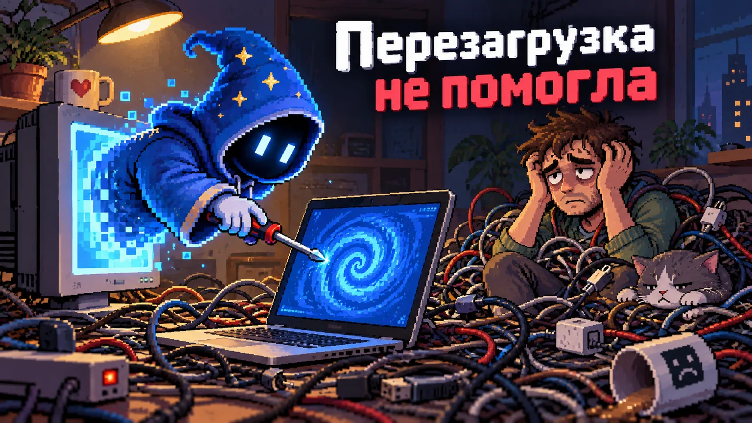 Обложка статьи: Реклама компьютерной помощи и ремонта ноутбуков в Директе: что работает в 2026