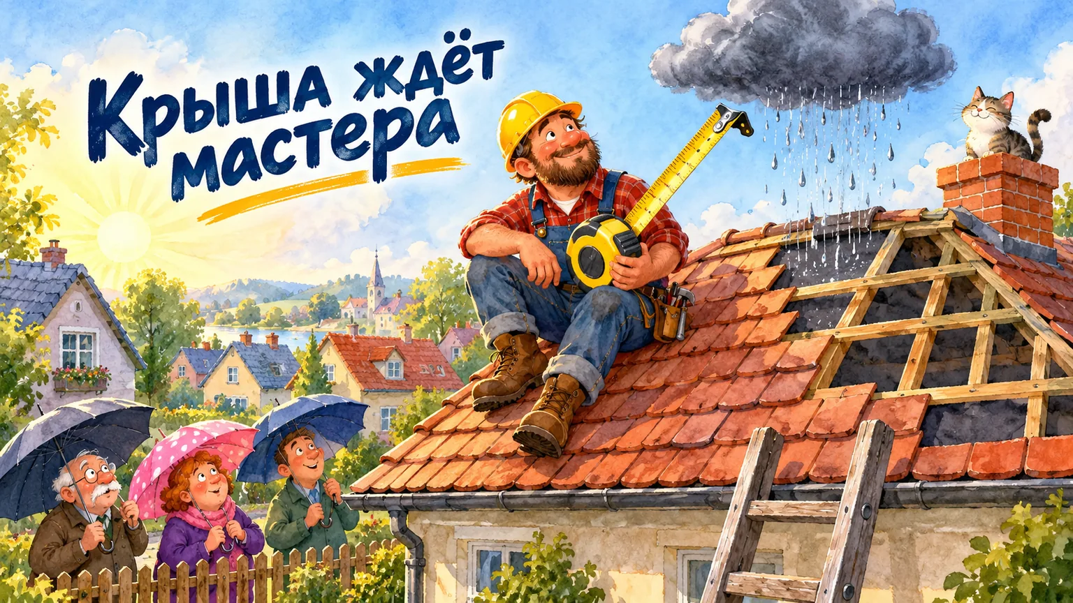 Обложка статьи: Реклама кровельных работ в Директе: замер, смета и заявки до начала сезона