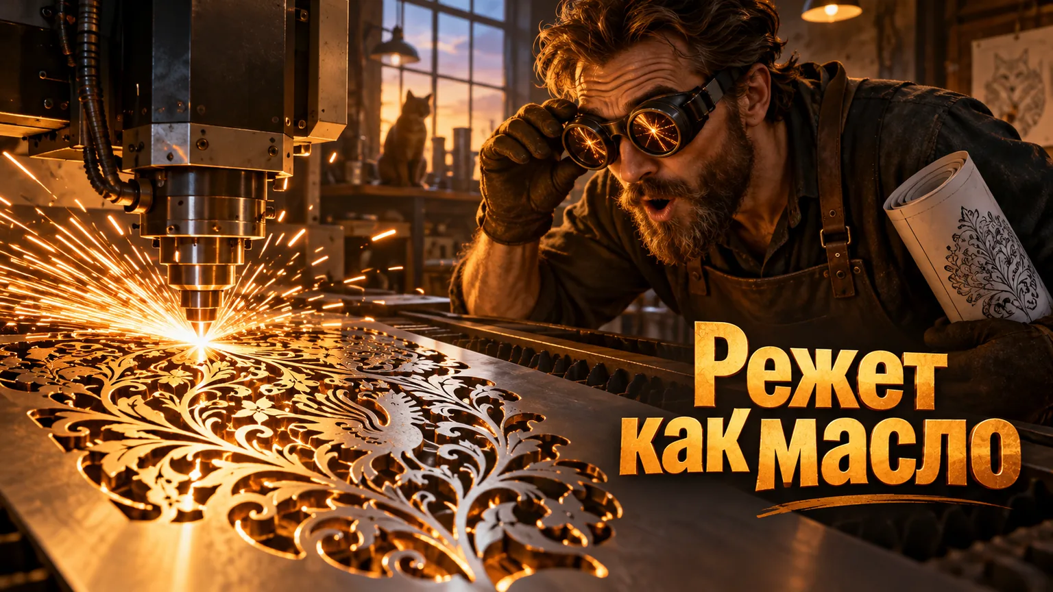 Обложка статьи: Реклама лазерной резки металла: как цеху получать заказы с чертежами, а не вопросы «сколько стоит»