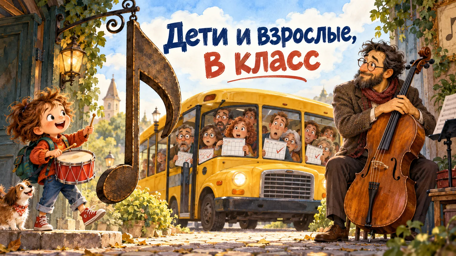Обложка статьи: Реклама музыкальной школы в Директе: пробный урок, родители и взрослые ученики