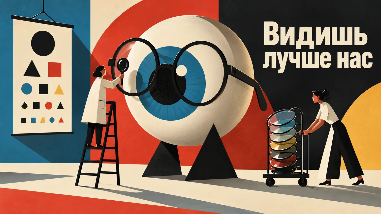 Обложка статьи: Реклама салона оптики в Директе: проверка зрения и очки как два разных спроса