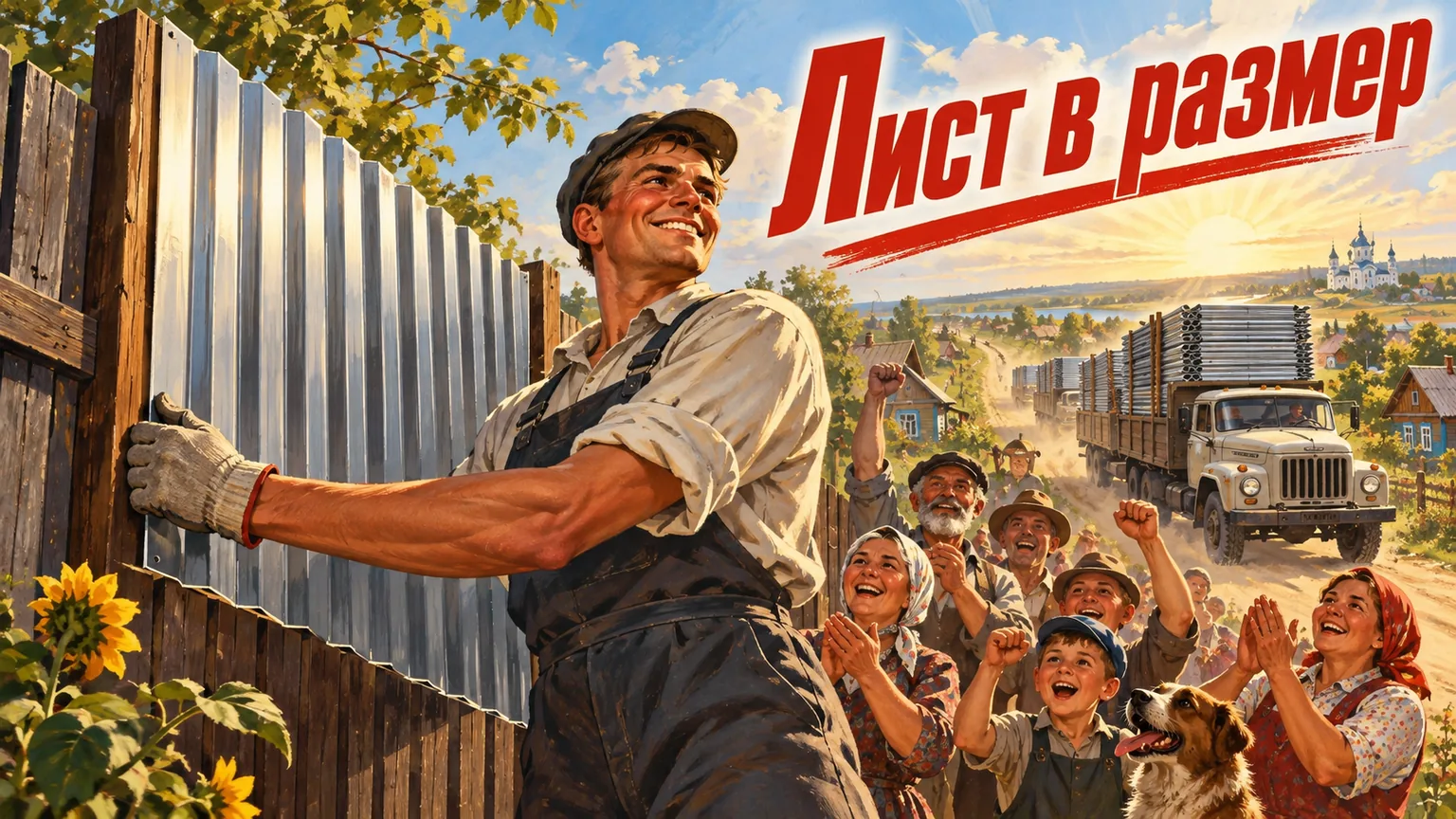Обложка статьи: Реклама профнастила: как складу продавать листы в размер с доставкой