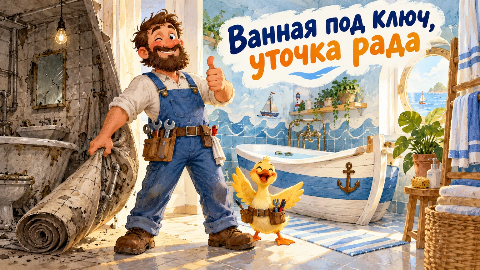 Обложка статьи: Реклама ремонта ванных комнат: запросы, цены клика и посадочная под «под ключ»