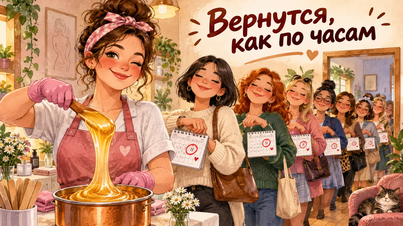 Обложка статьи: Реклама шугаринга: как набрать клиенток, которые возвращаются каждые 4 недели