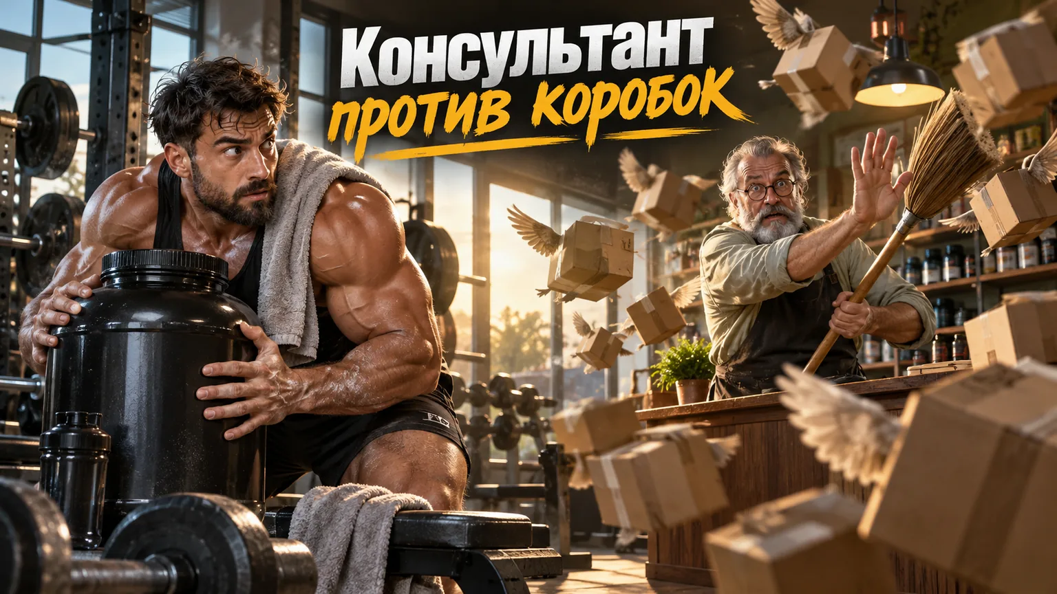 Обложка статьи: Реклама спортивного питания: как магазину выиграть у маркетплейсов консультацией и наличием
