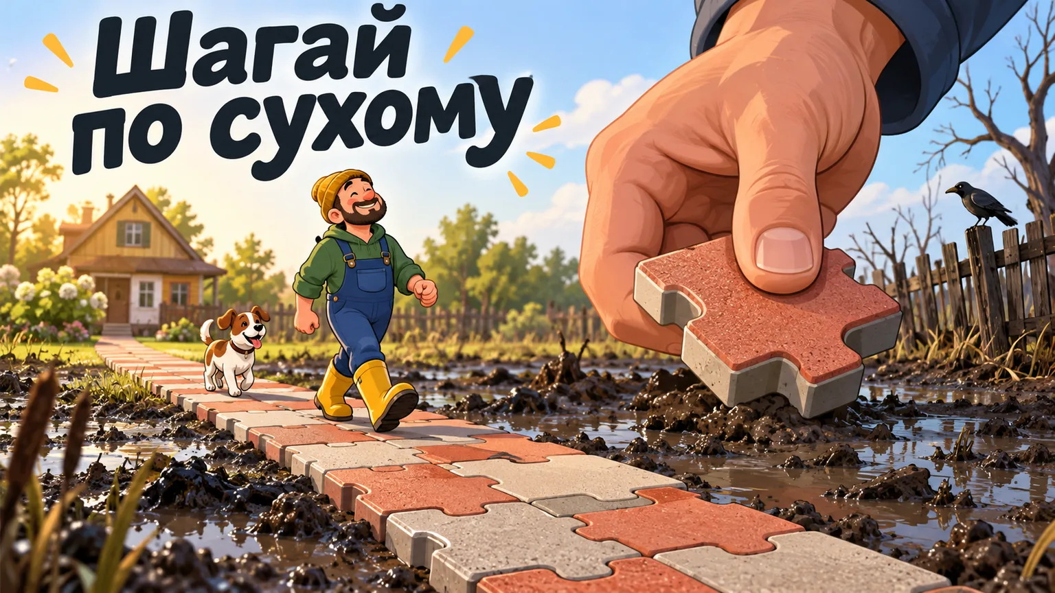Обложка статьи: Реклама тротуарной плитки: как производителю продавать кубами, а не штуками