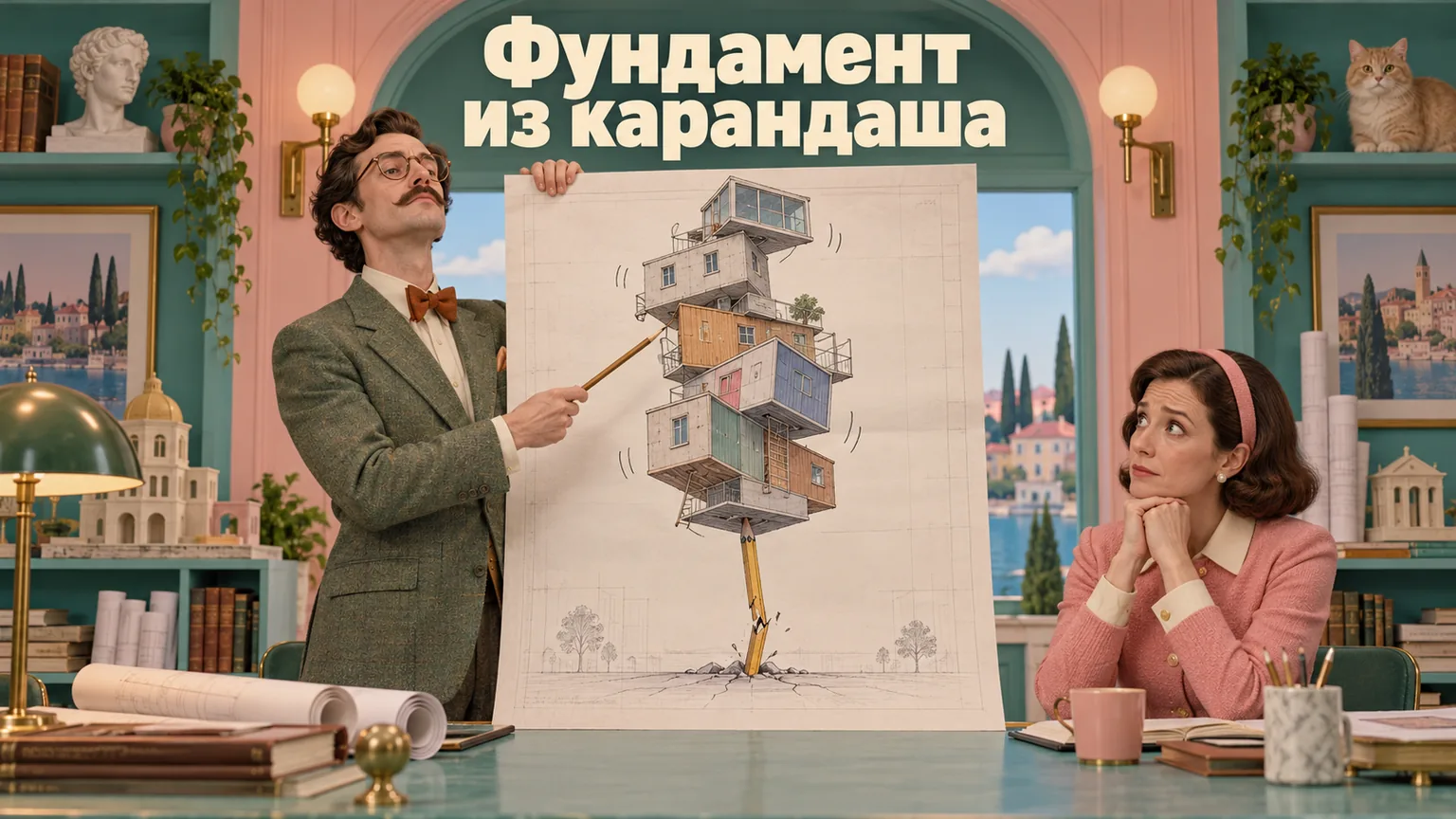 Обложка статьи: Сайт для архитектора: портфолио, которое продаёт проект, а не показывает картинки