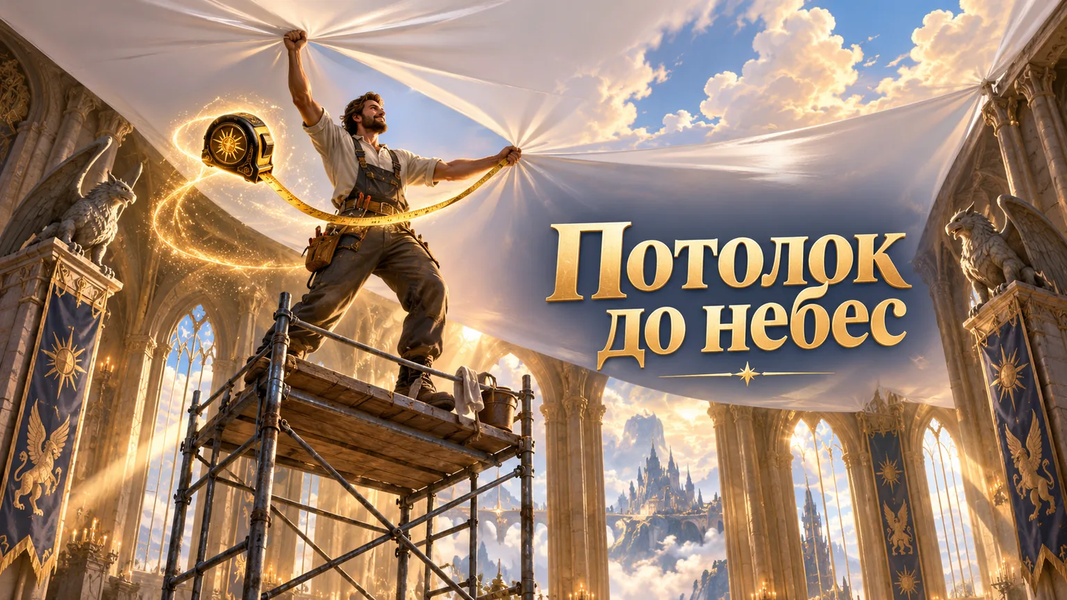 Обложка статьи: Сайт натяжных потолков: калькулятор, замер и цена за метр без подвоха