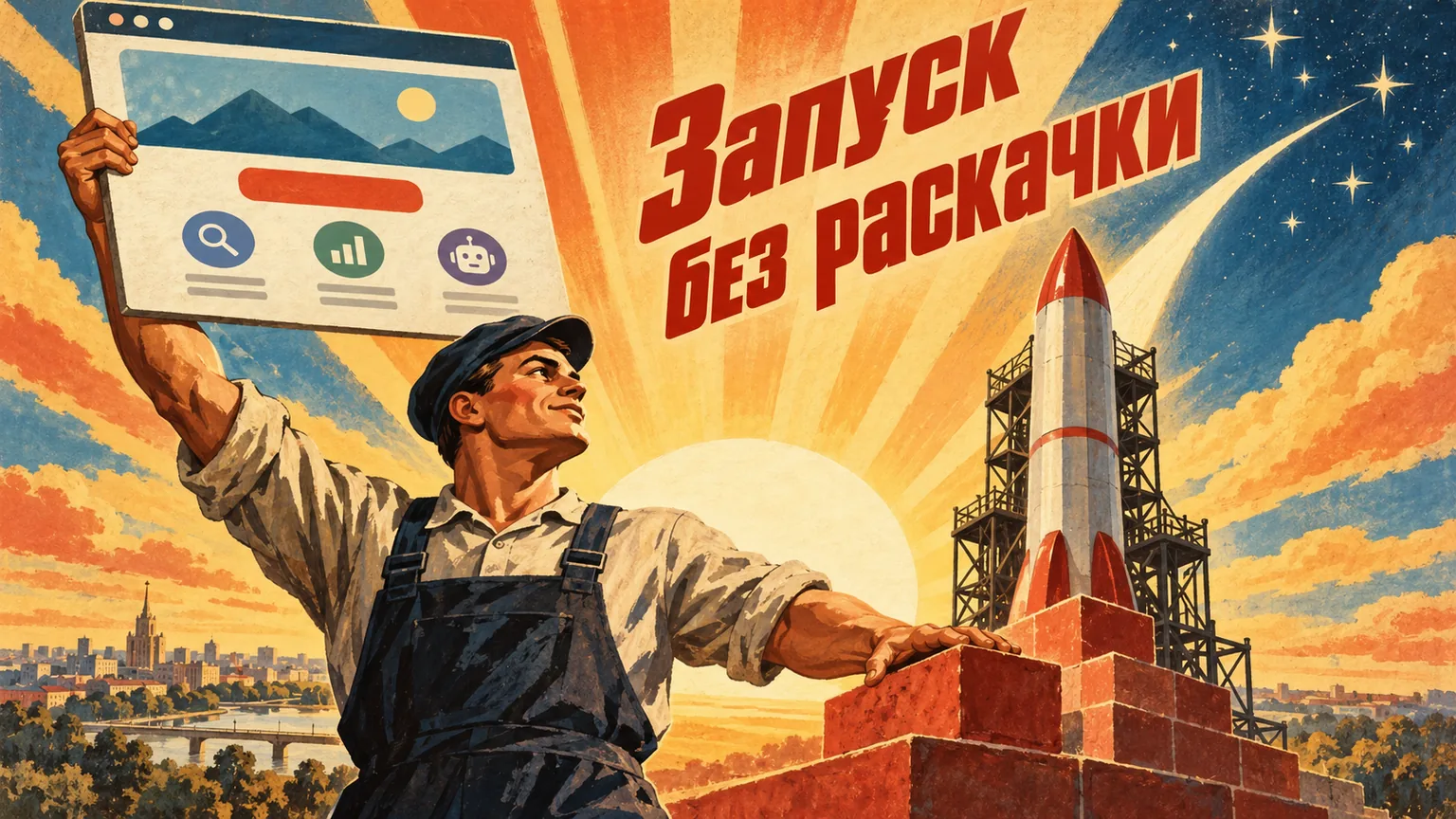 Обложка статьи: Сайт для стартапа: лендинг для проверки гипотезы за 1–2 недели и без лишних трат