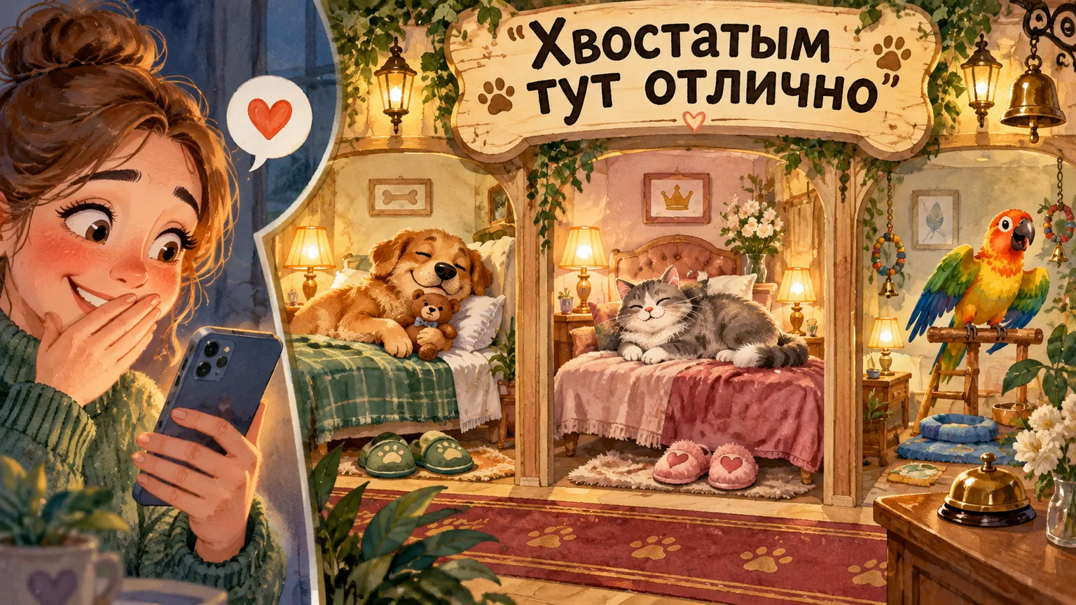 Обложка статьи: Сайт для зоогостиницы и передержки: условия, цены и видео из вольеров