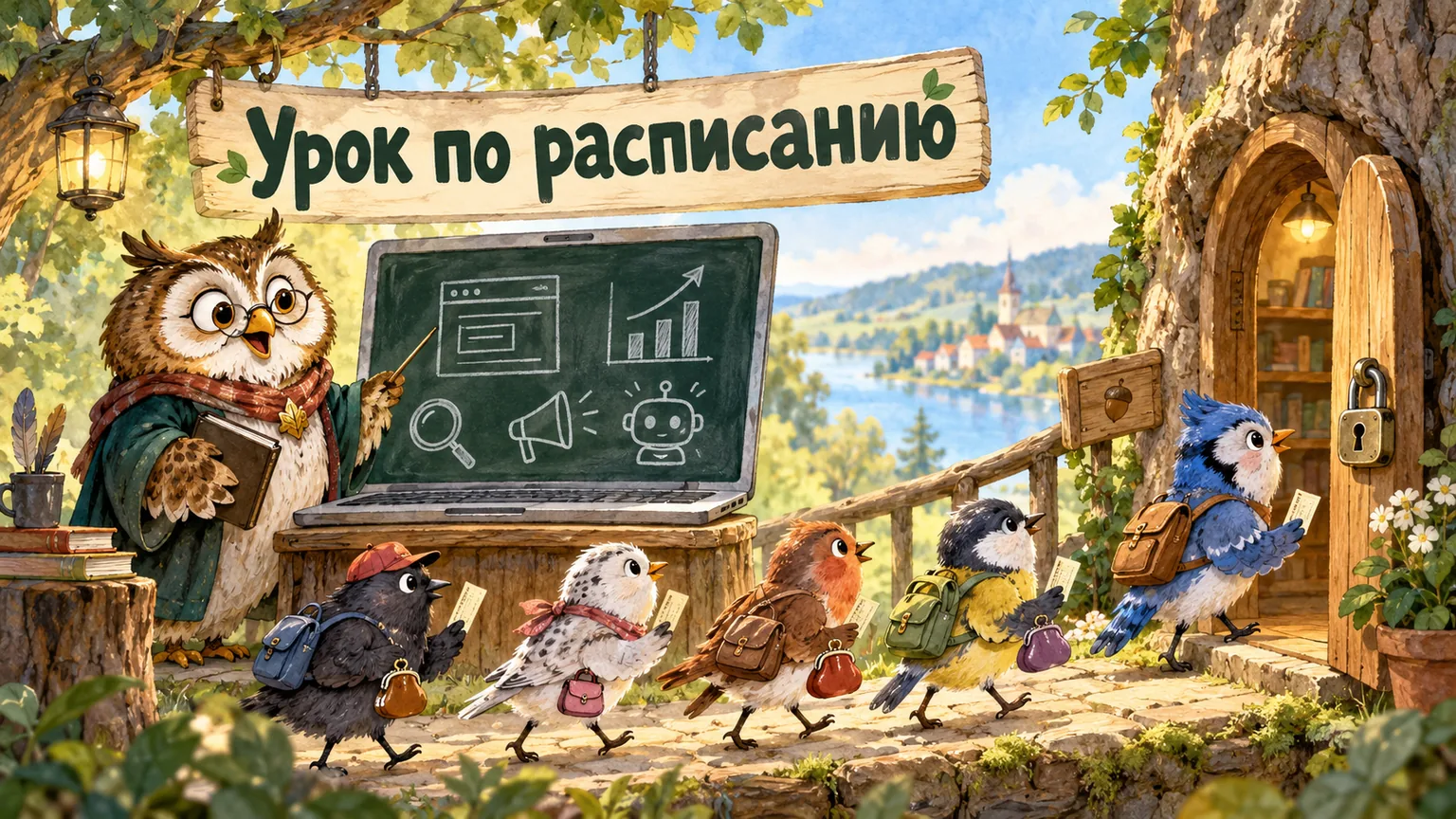 Обложка статьи: Сайт онлайн-школы на Тильде: лендинг курса, оплата в рассрочку и доступ к урокам