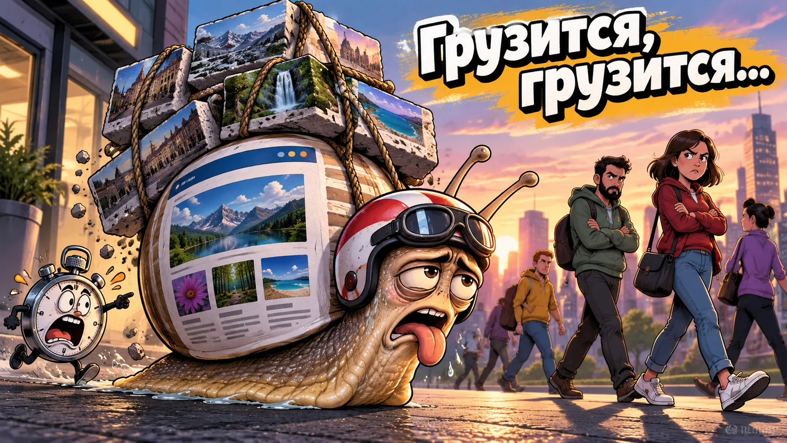 Обложка статьи: Медленный сайт на Тильде: почему грузится по 5 секунд и что реально можно ускорить