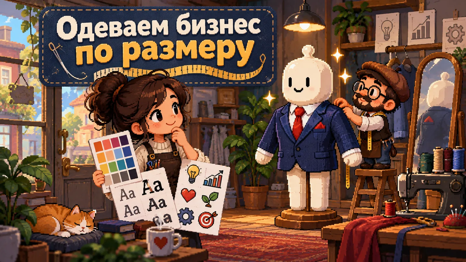 Обложка статьи: Заказать фирменный стиль: что входит в айдентику и сколько это стоит малому бизнесу
